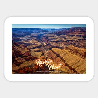 Navajo Point Grand Canyon Sticker